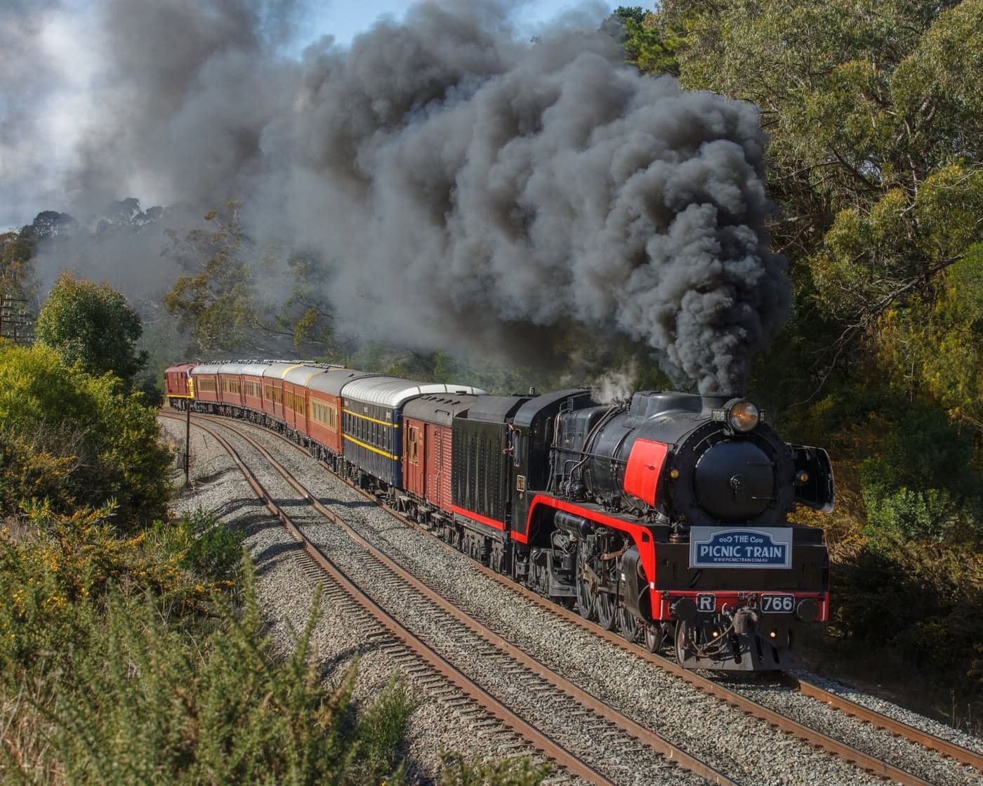Halloween Picnic Trains