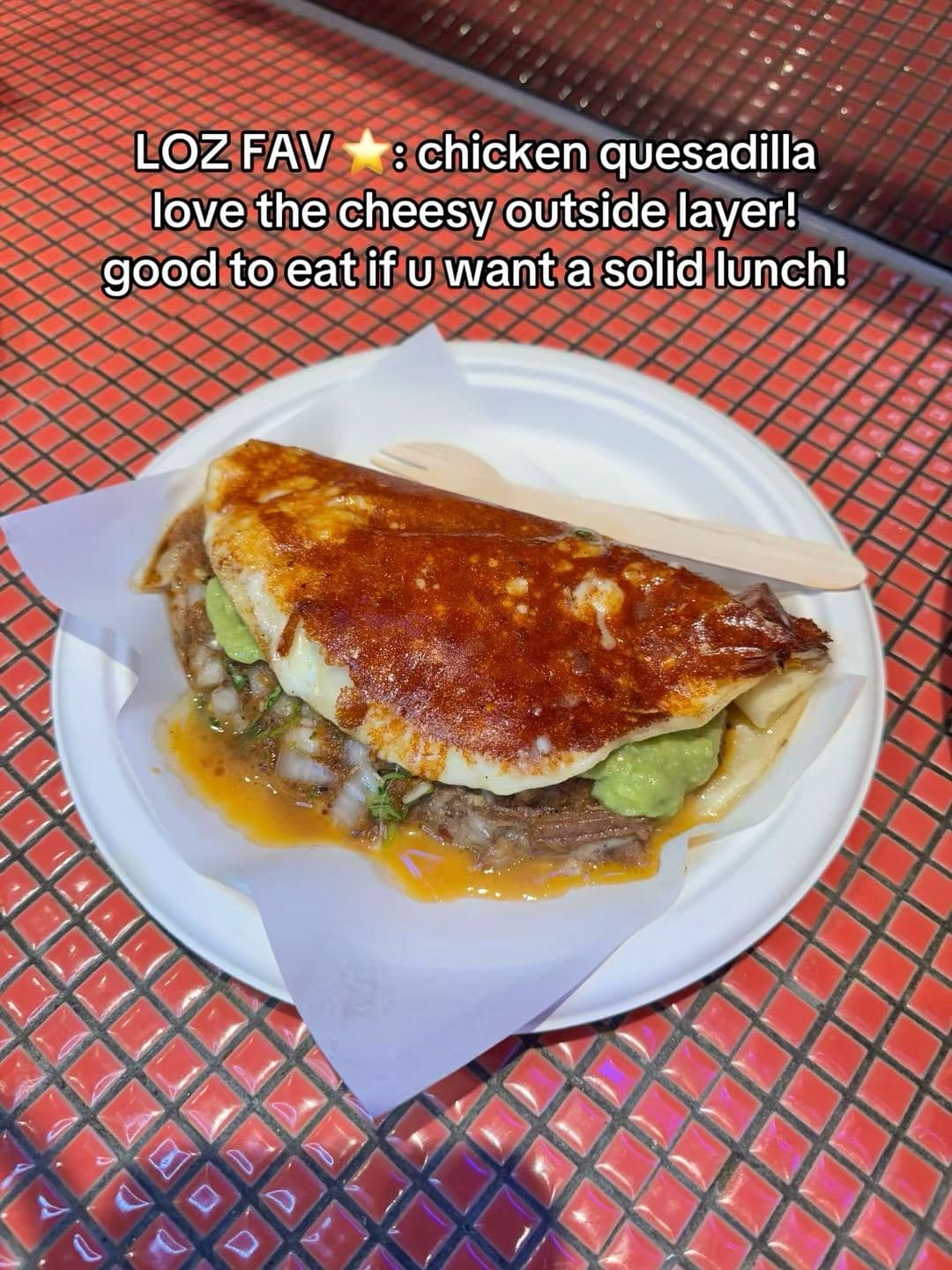 Chicken quesadilla